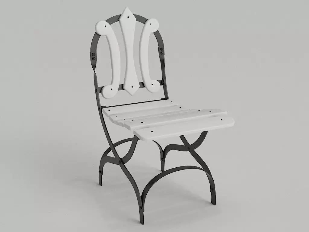 Outdoor chair 3D model get