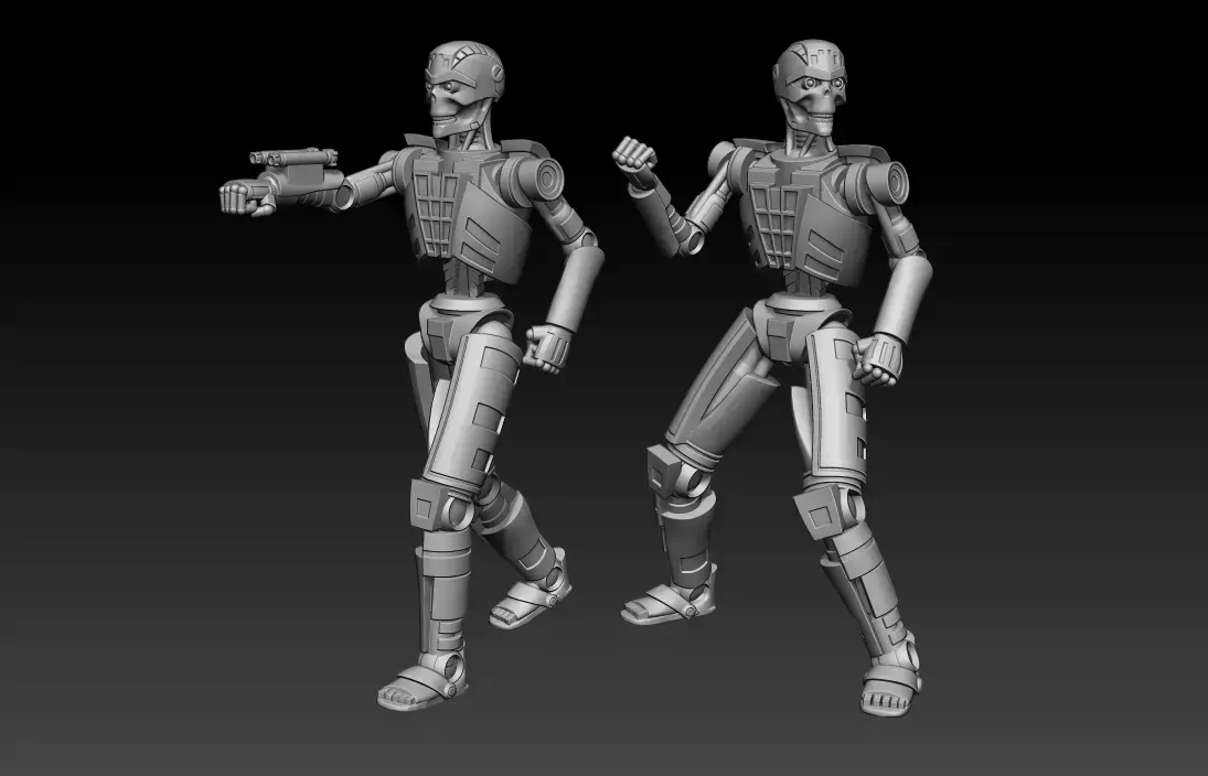 YVH1 droid star wars 3D print model