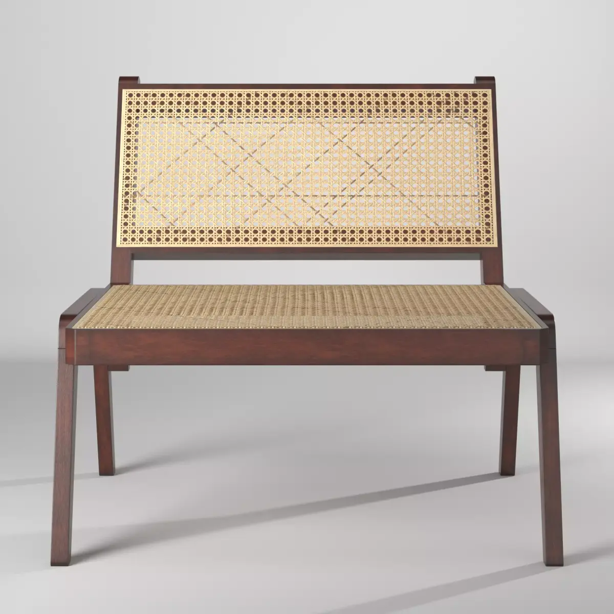 Rattan Lounge Chair Free 3D model