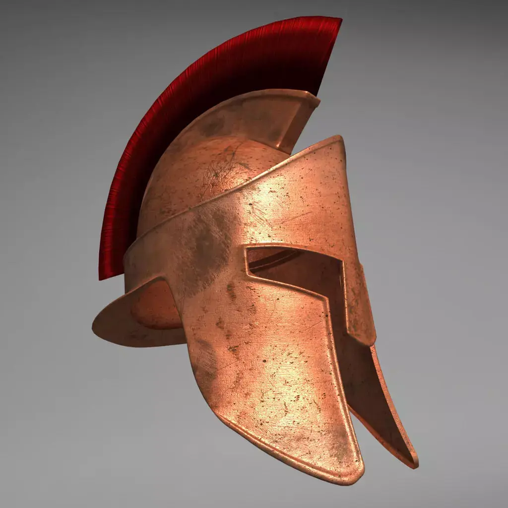 Spartan Helmet 3D model 4