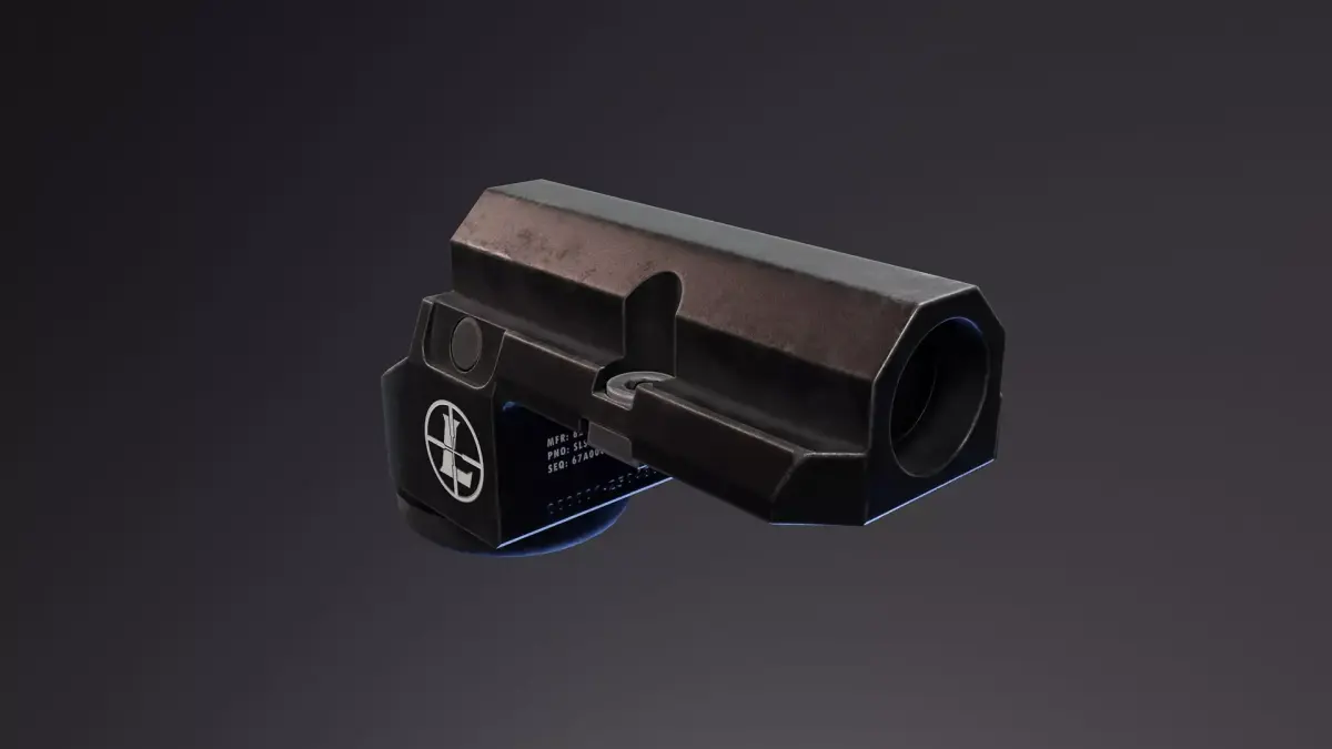 DeltaPoint Micro RedDot Low-poly 3D model