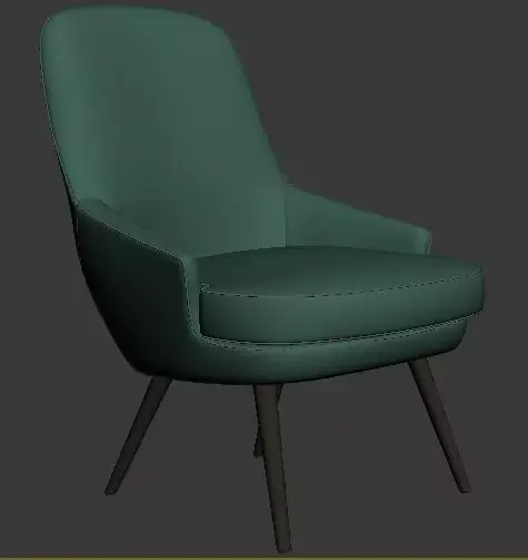 Reception Chair Free 3D model