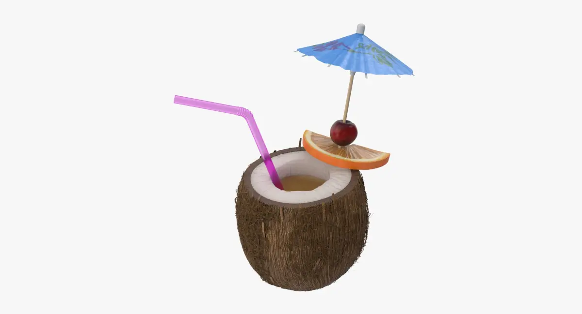 Tropical Drink 3D model