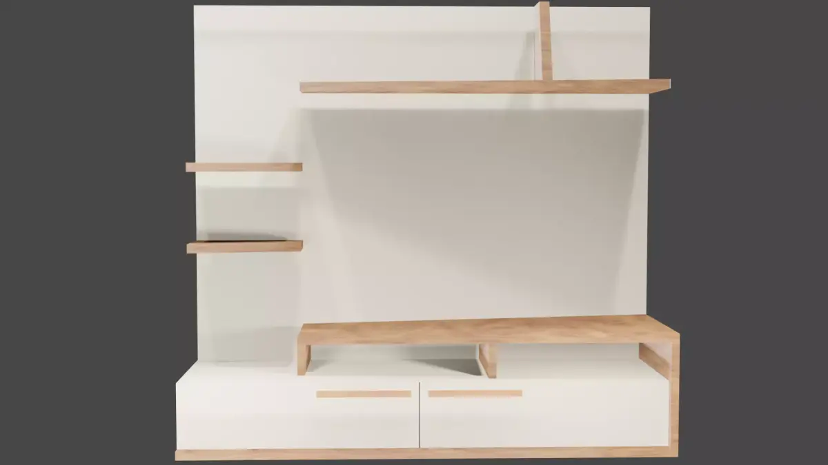 tv table Free low-poly 3D model
