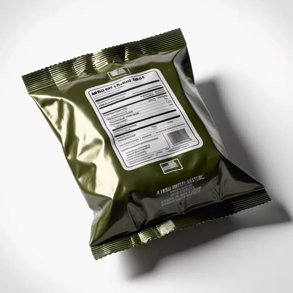 Military MRE Ration Pack 3D model