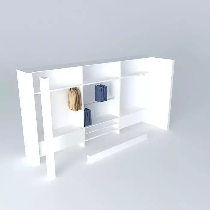 cabinet closet wardrobe wardrobe Free 3D model