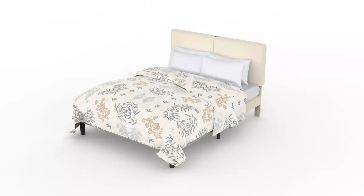 king bed Low-poly 3D model buy