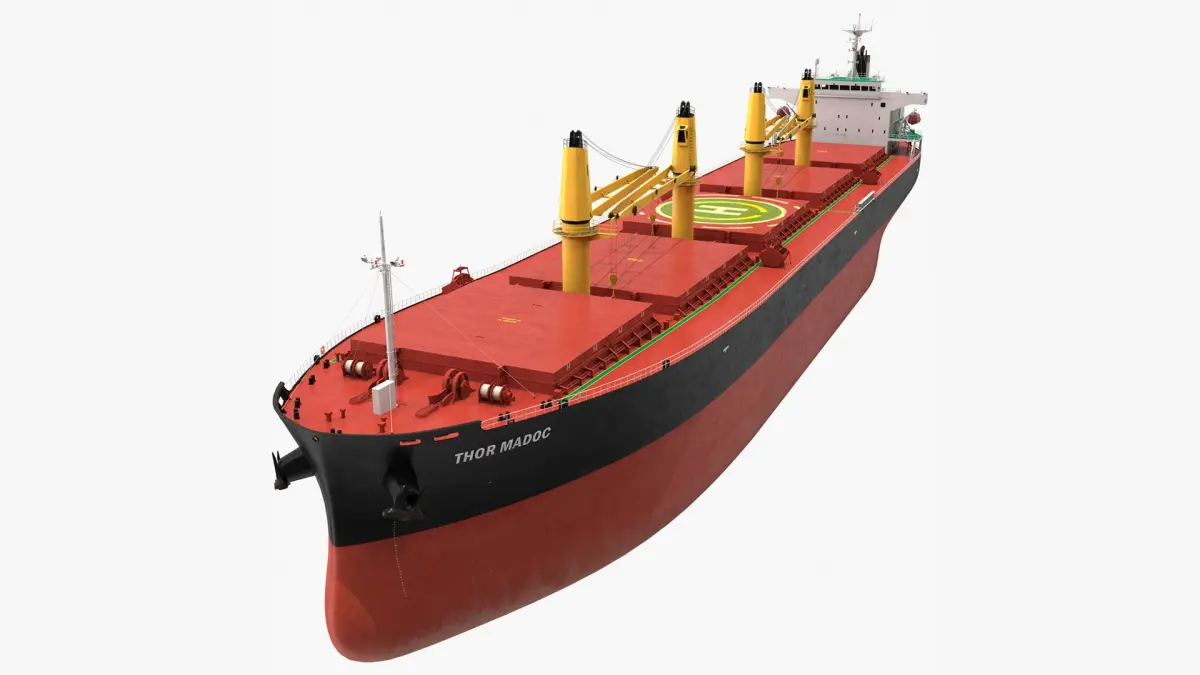 Bulk Carrier Ship Thor Madoc 3D model