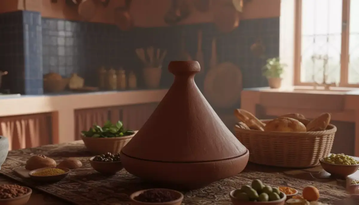 Moroccan Clay Tagine Traditional Earthenware Cooking Pot Free 3D model