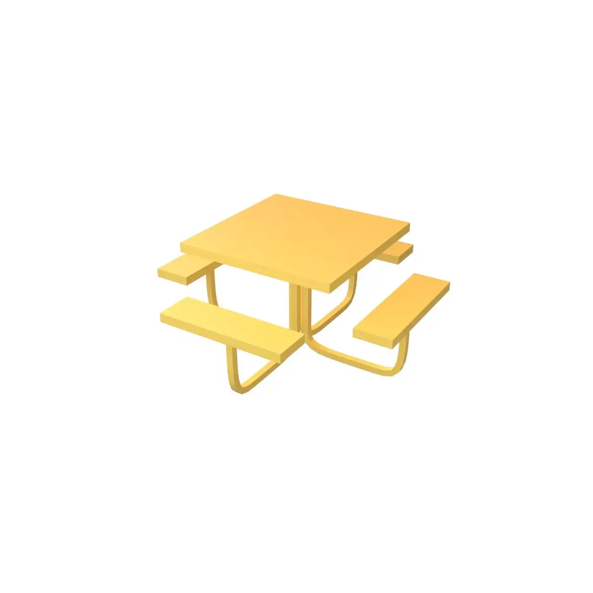 Park Table v1 003 Low-poly 3D model
