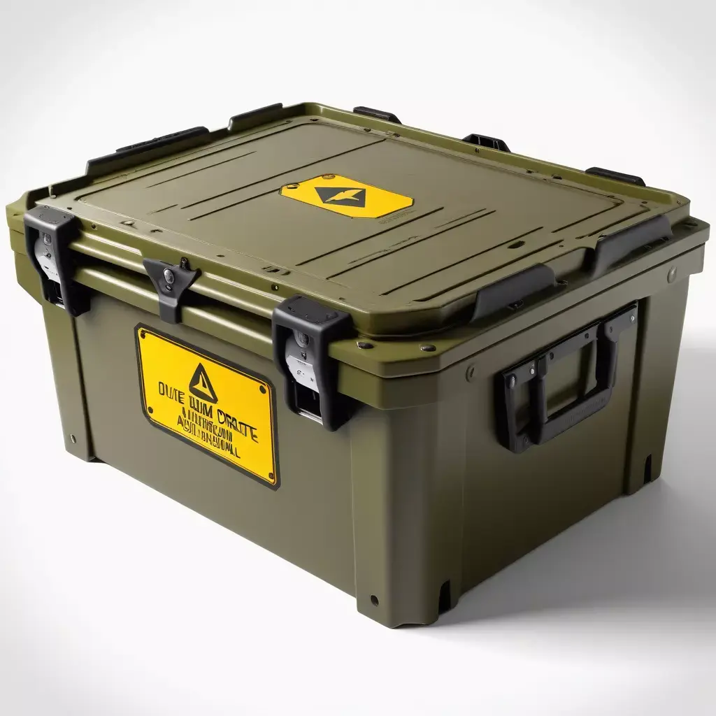 Military Storage Crate Tactical Box 3D model