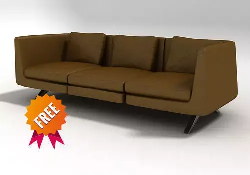 Sofa Hepburn Modular Free 3D model