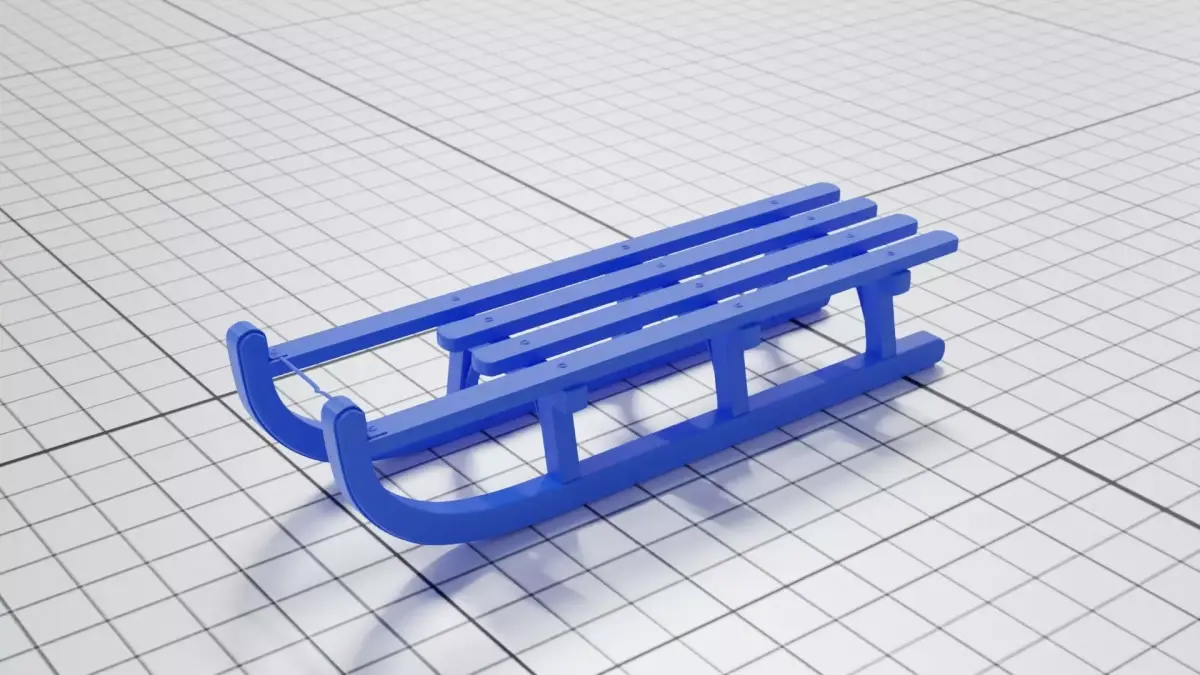 Snow Sled Free 3D print model