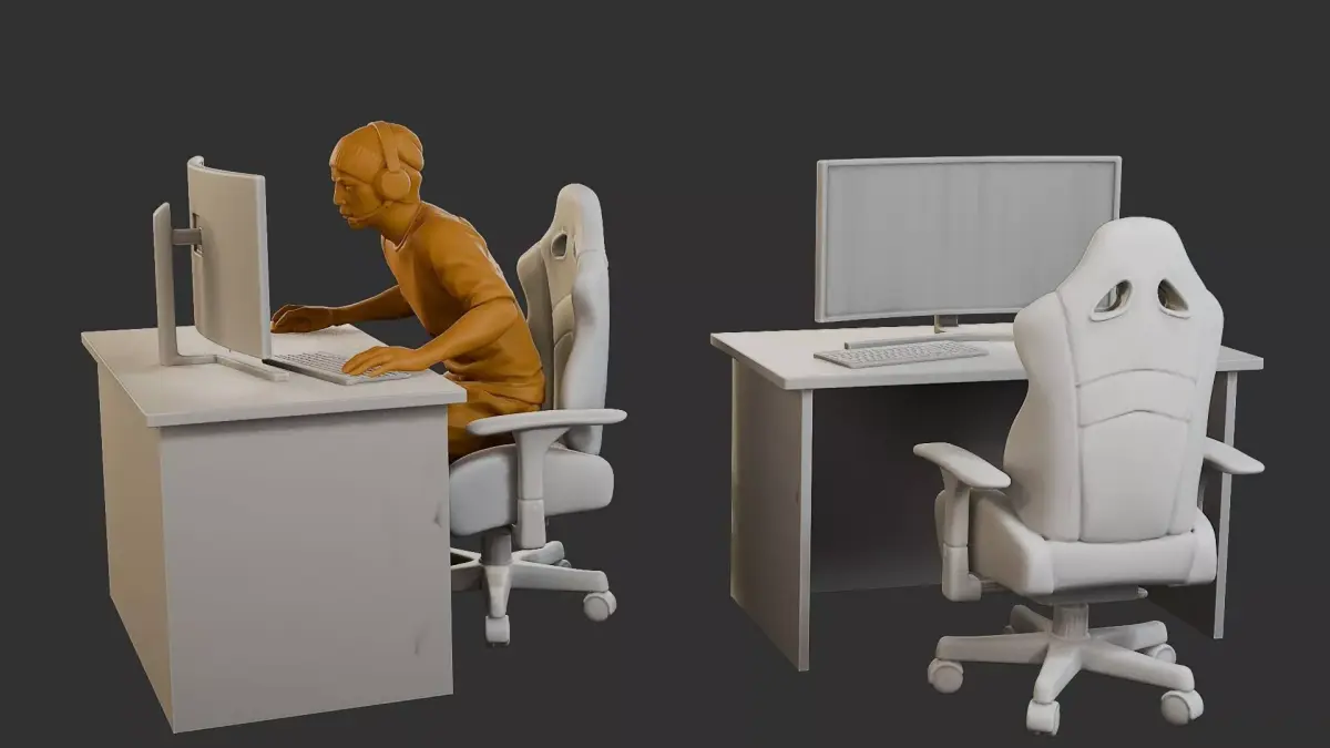 Video Game Player VGP1 003 3D print model