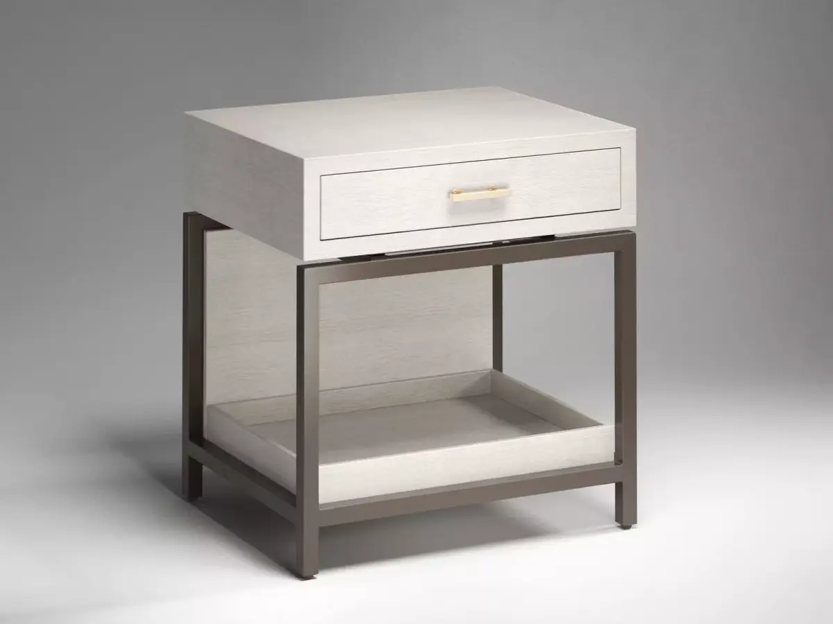 8479-Nightstand bedside table with drawer Free 3D model