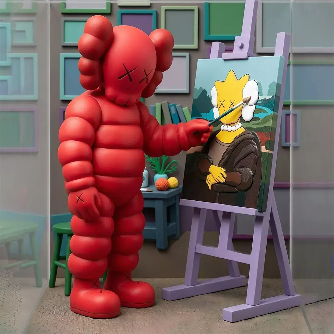 Kaws What Party The Artist Kimpsons for Print 3D print model
