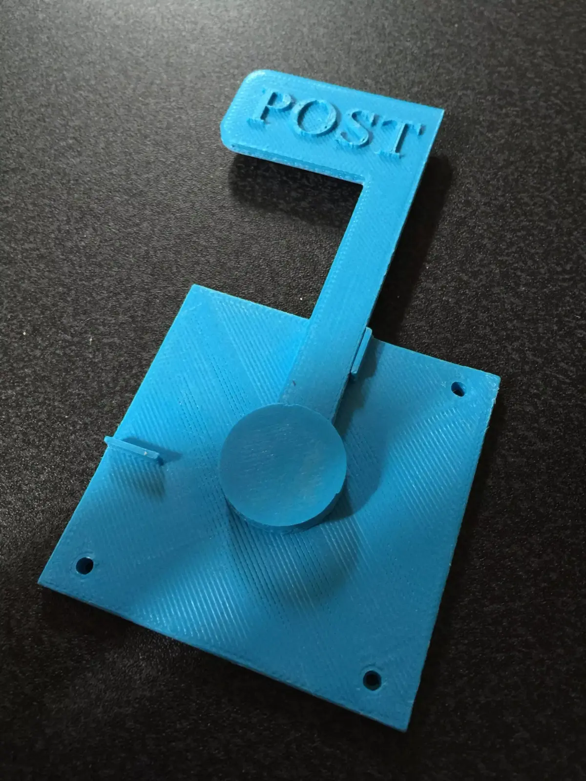 Post-box flag Free 3D print model