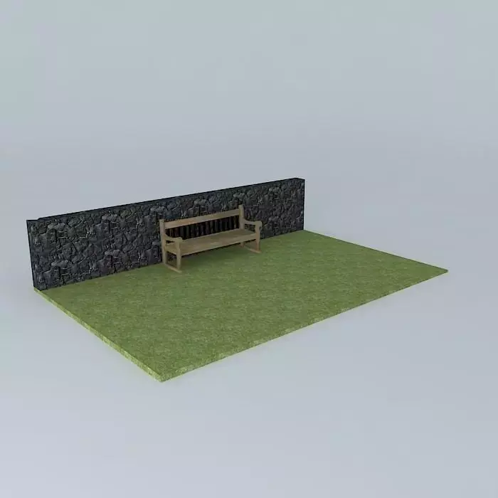 Wooden Bench  Free 3D model