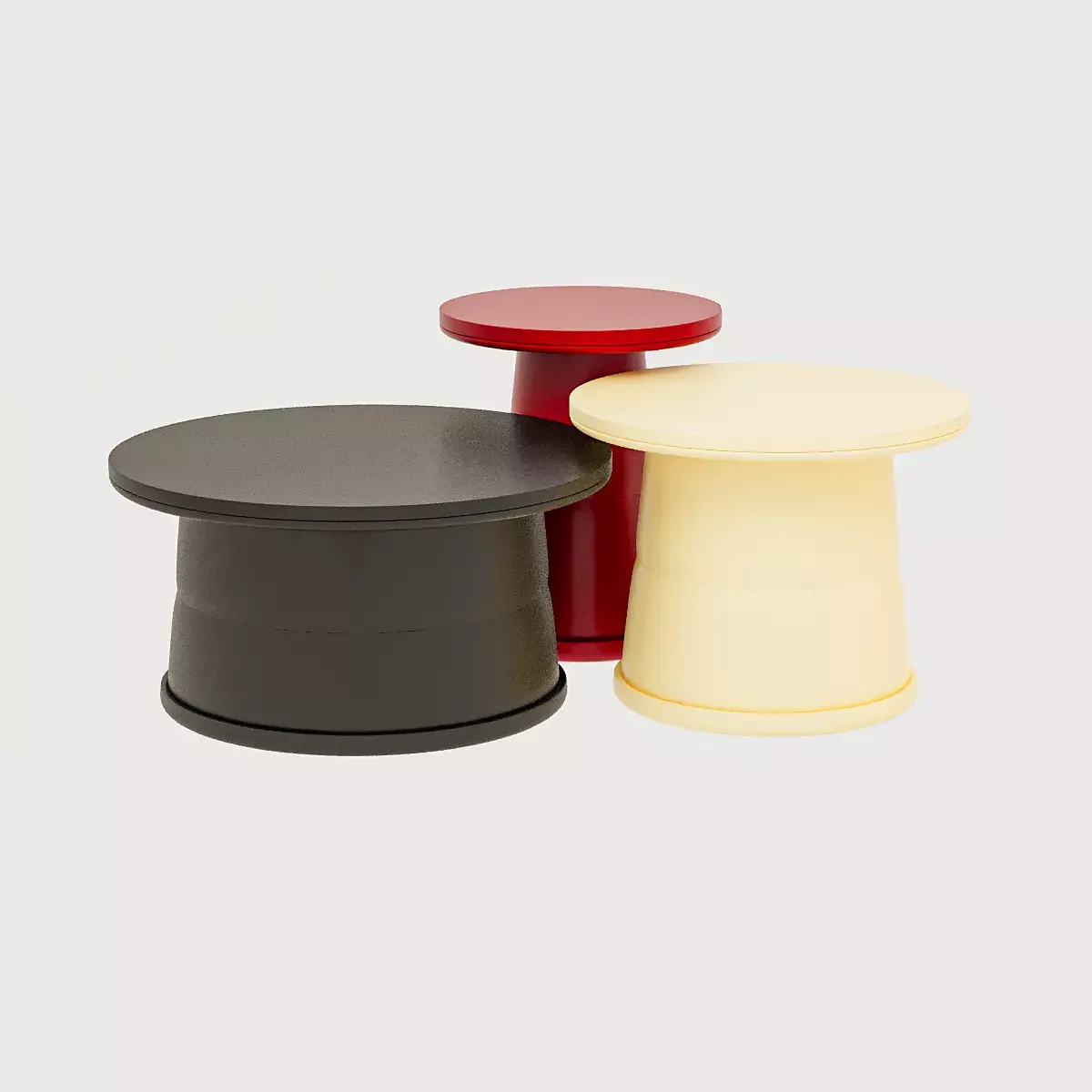 Triaple Coffee Table Free 3D model