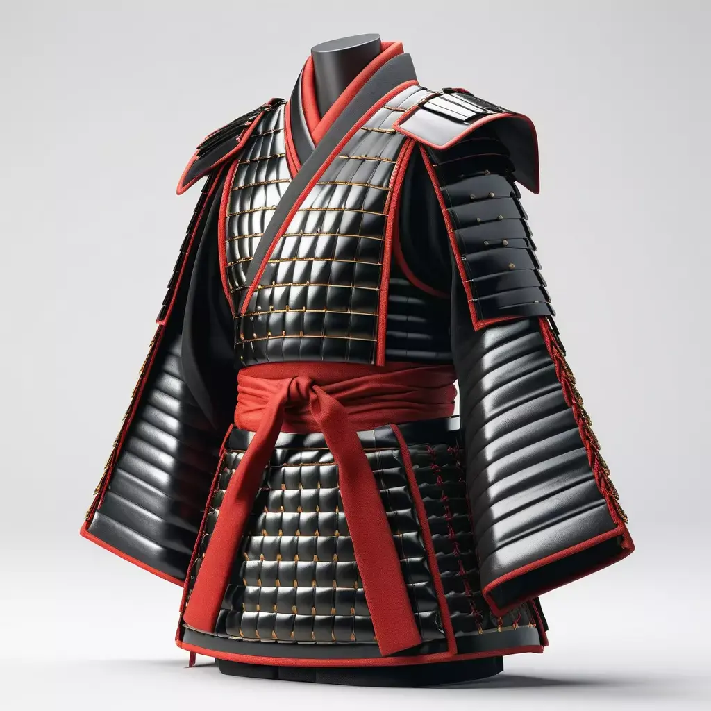 Traditional Samurai Armor Suit 3D model