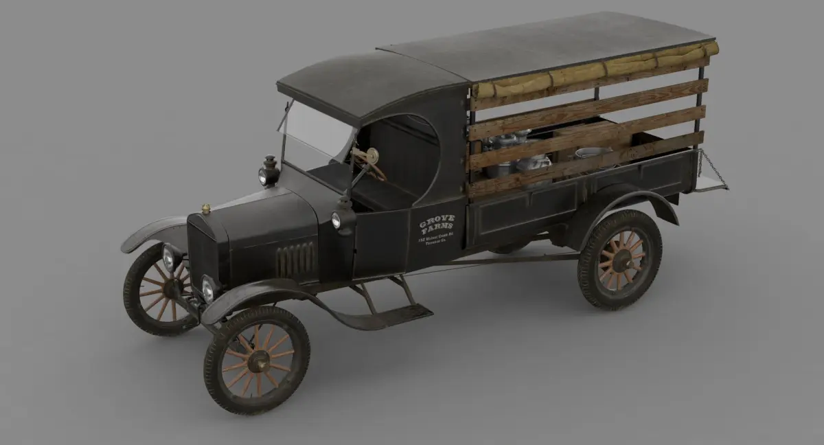Ford Model T 1924 3D model