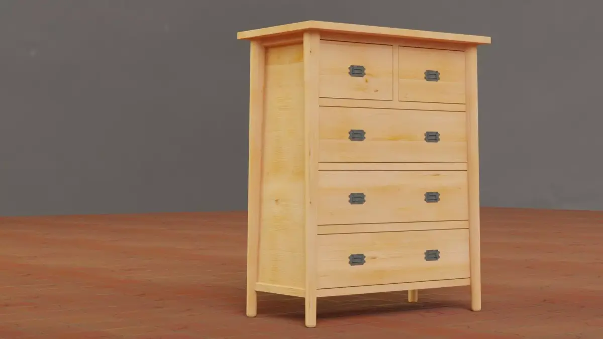 Chest of Drawers Free 3D model get