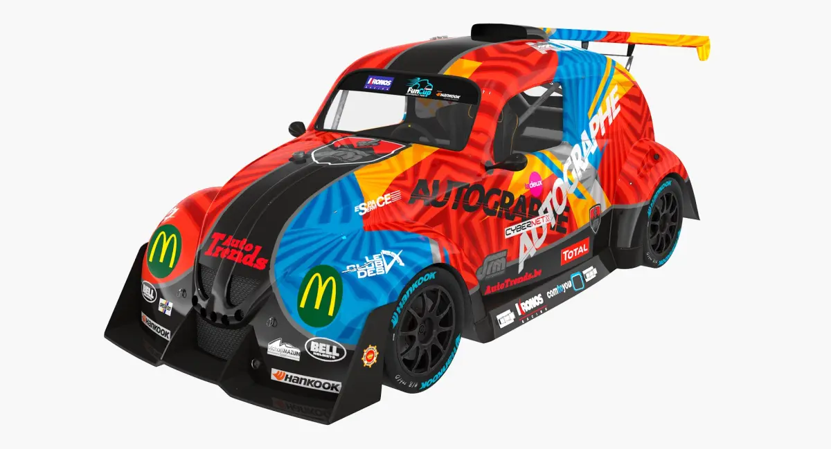 VW Volkswagen Beetle Fun Cup Julien Schein Racing 3D model