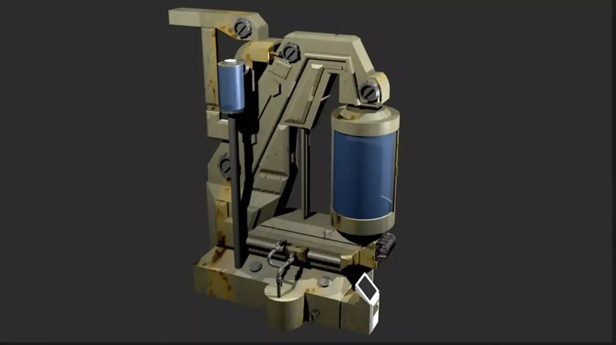 cryo capsule sci-fi cryopod Low-poly 3D model