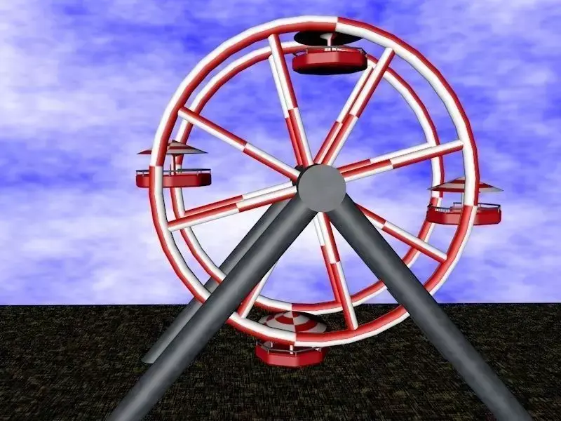 Ferris Wheel 3D model 17