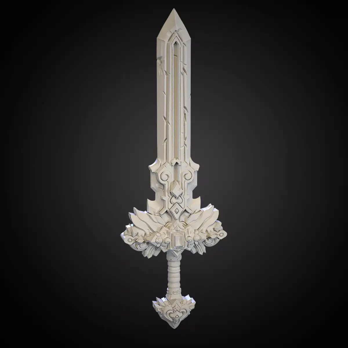 Stylized Sword 17 3D model
