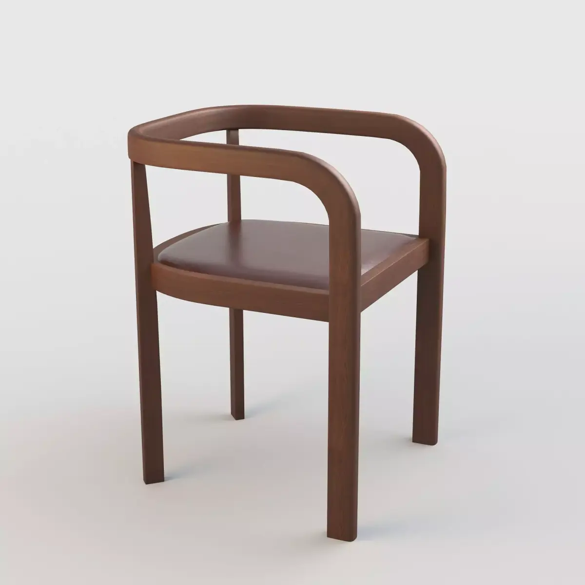 Chair Stuttgatt Pelle Free 3D model