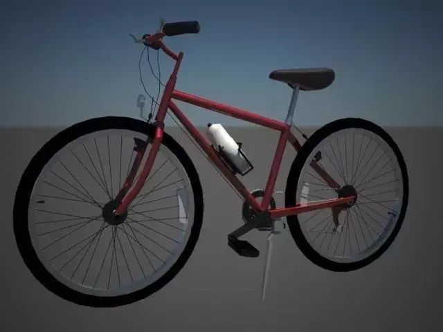 Bicycle Low-poly 3D model 19