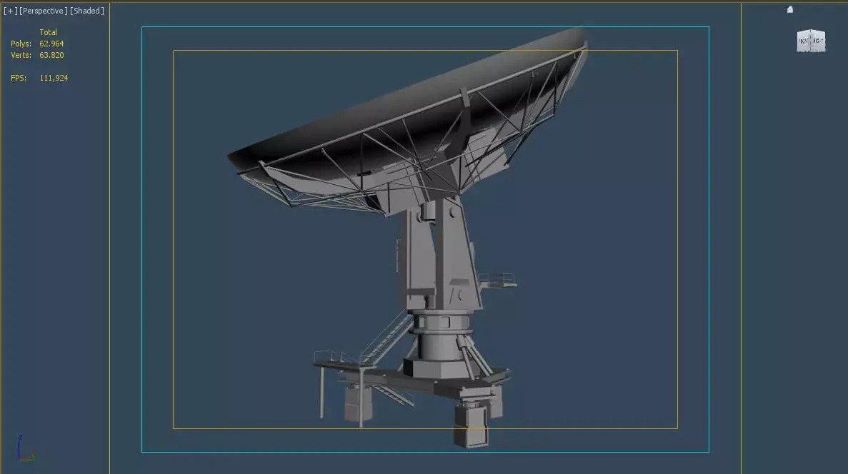 Antena satellite dish 3D model