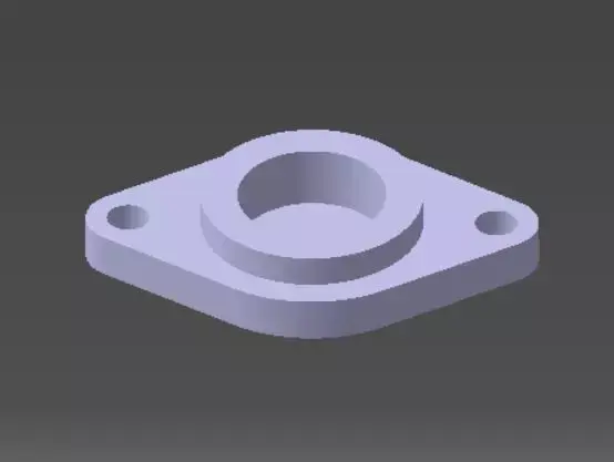 bearings holder D28 B12 d8 3D print model