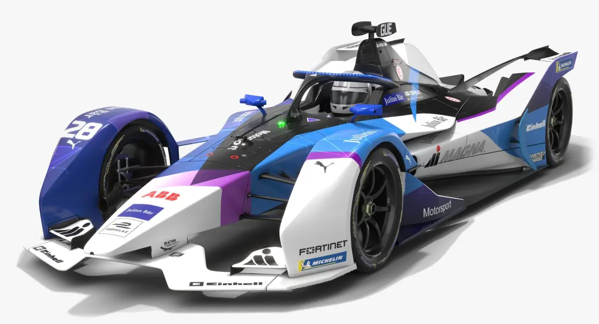 Andretti Motorsport Formula E Season 2020 2021 Race Car 3D model
