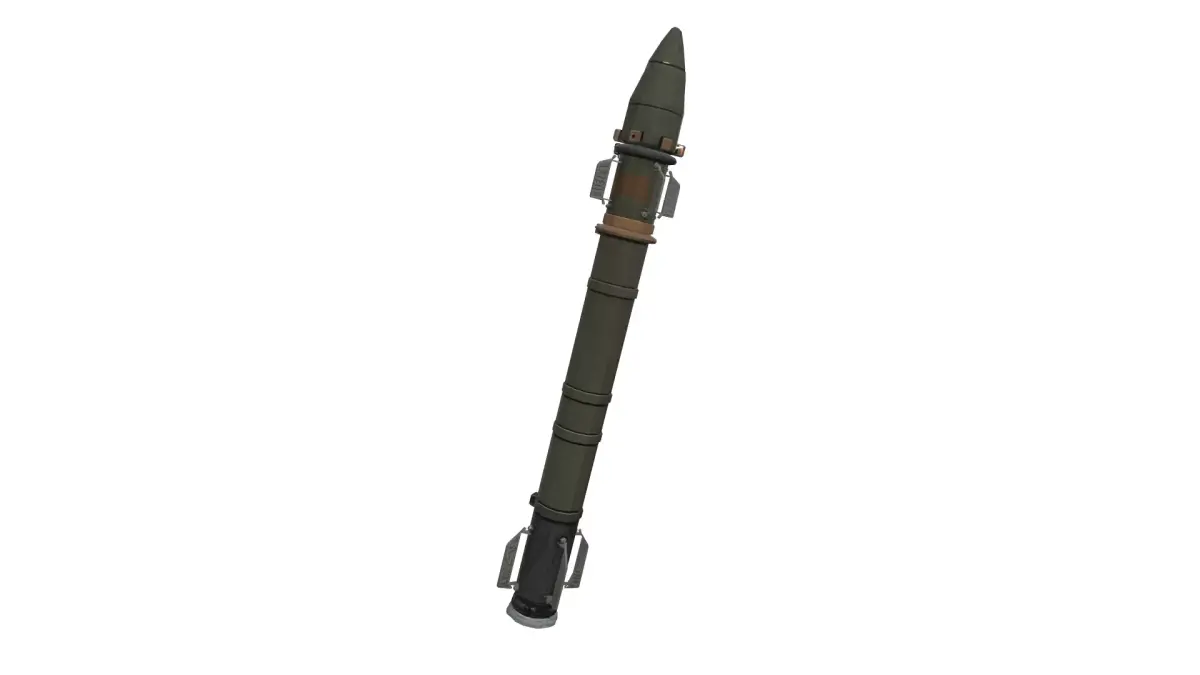 Modern Tactical Anti-Tank Missile - Game Ready PBR Low Poly Low-poly 3D model