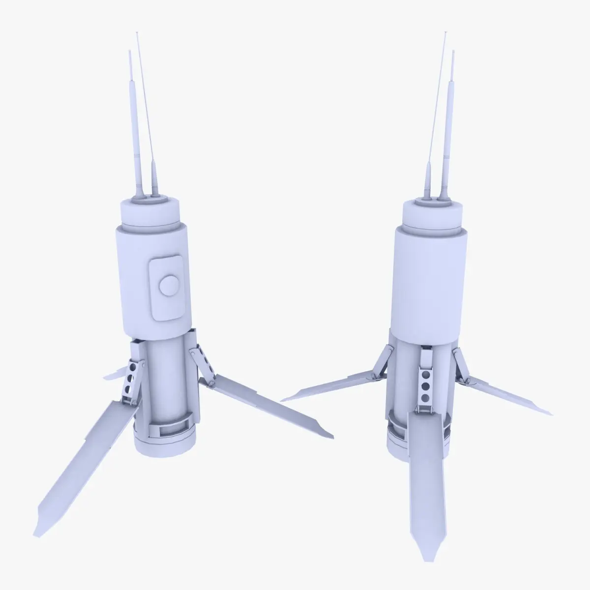 T-UGS Motion Sensor Low-poly 3D model