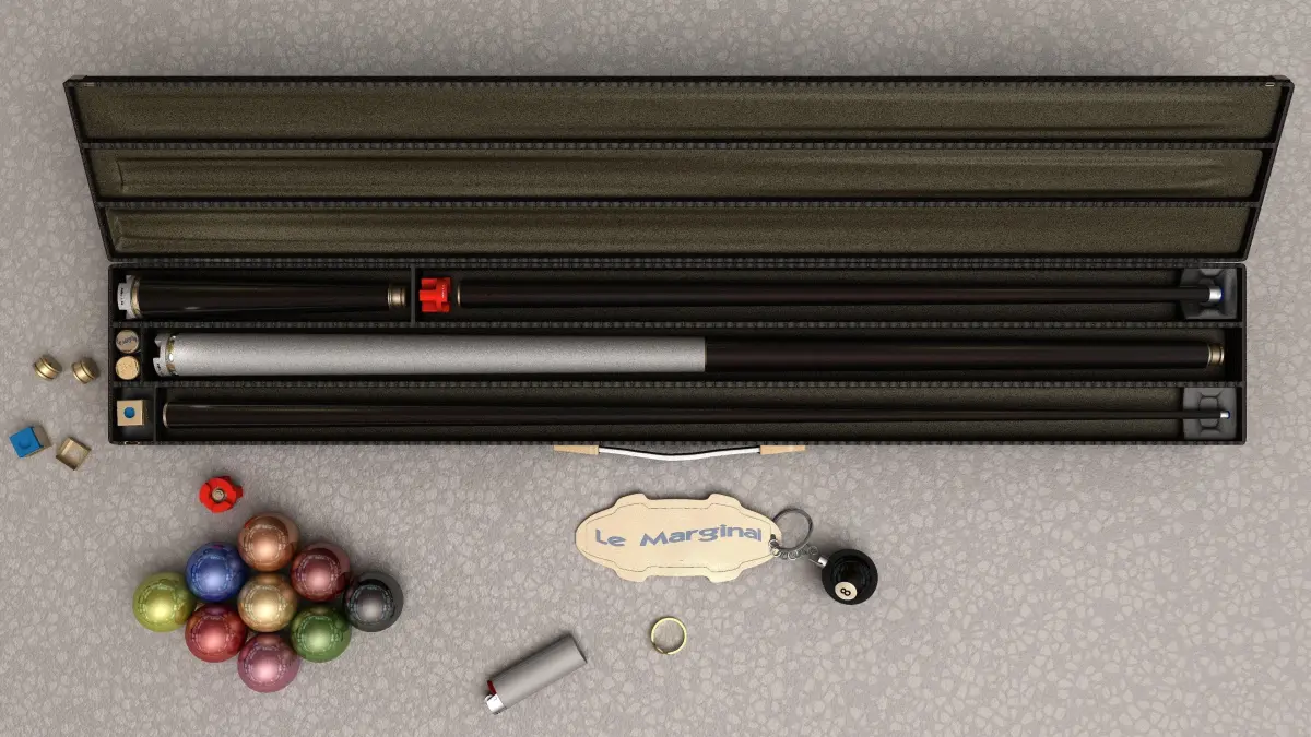 Le Marginal Pool - Snooker assets Free 3D model