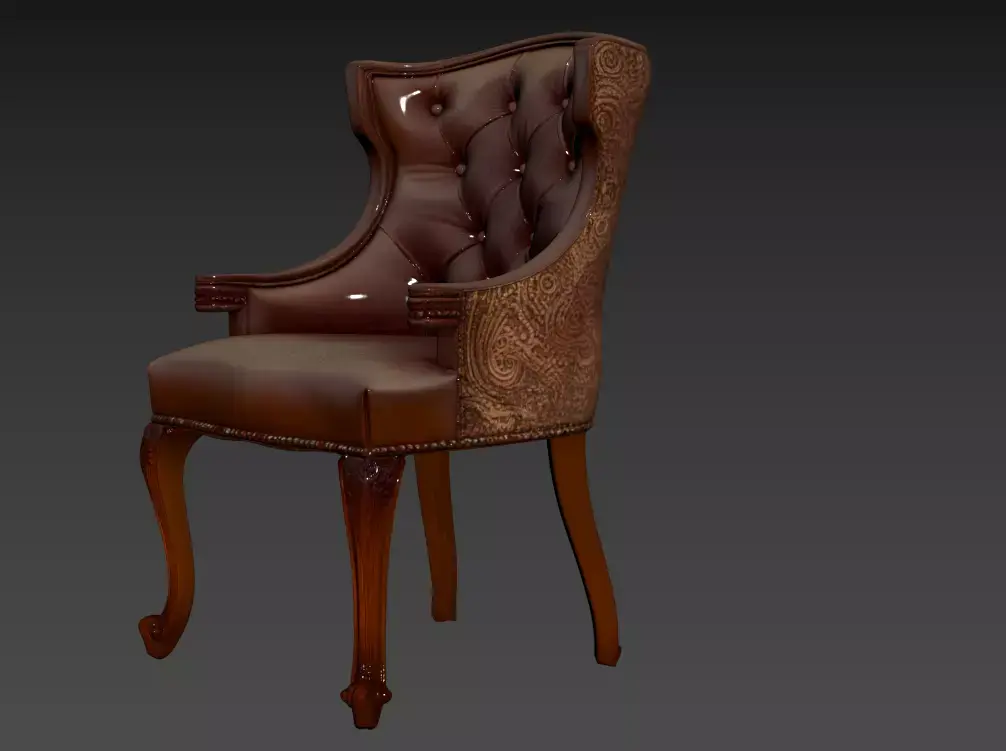 137- Chinese Style Scene - Free 3D Model of Chair 8 Free 3D model