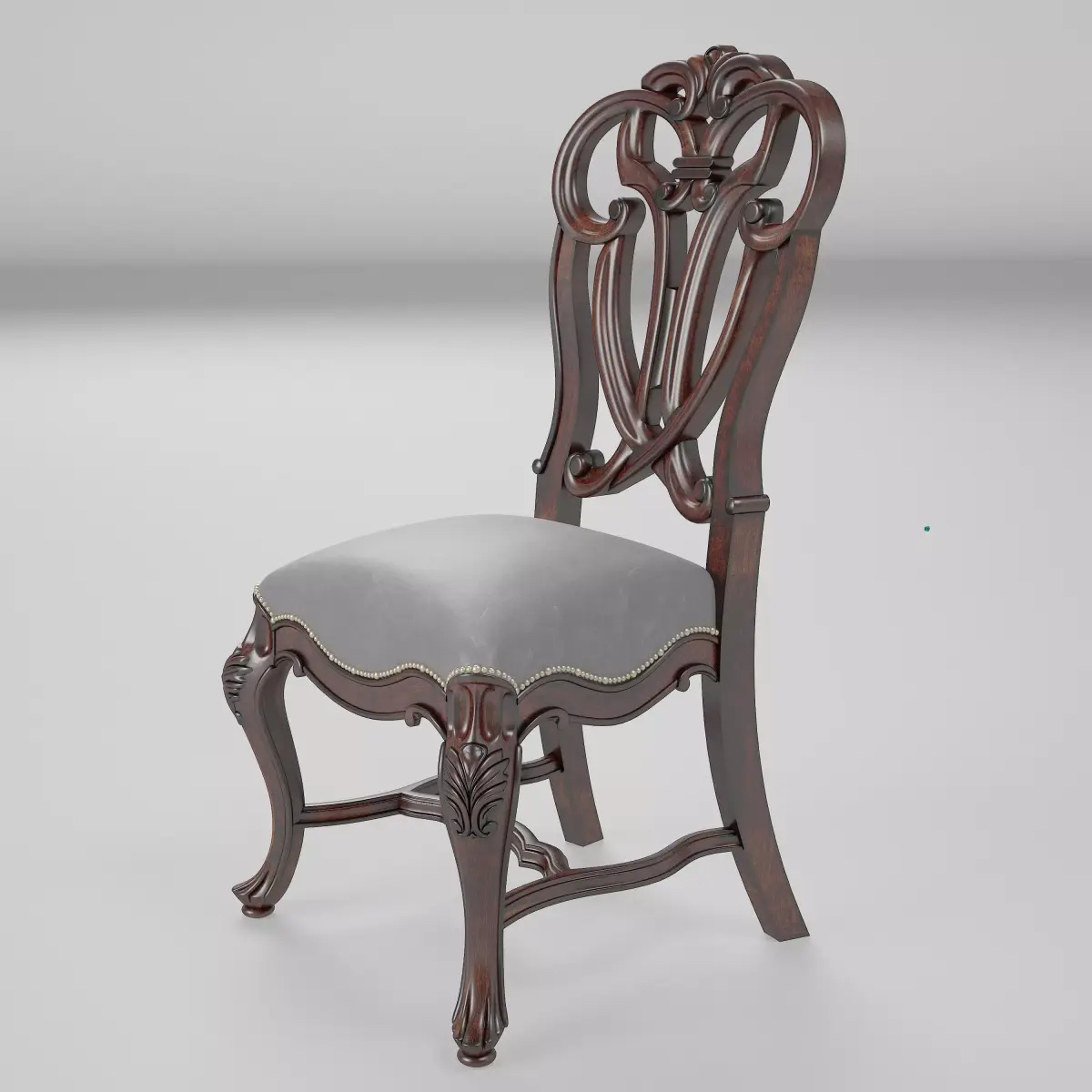 Dining  Side Chair 003 render ready vray  Free 3D model
