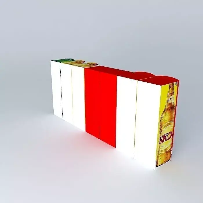 Kit 818  Refrigerator Drink By  Alex Marques Free 3D model