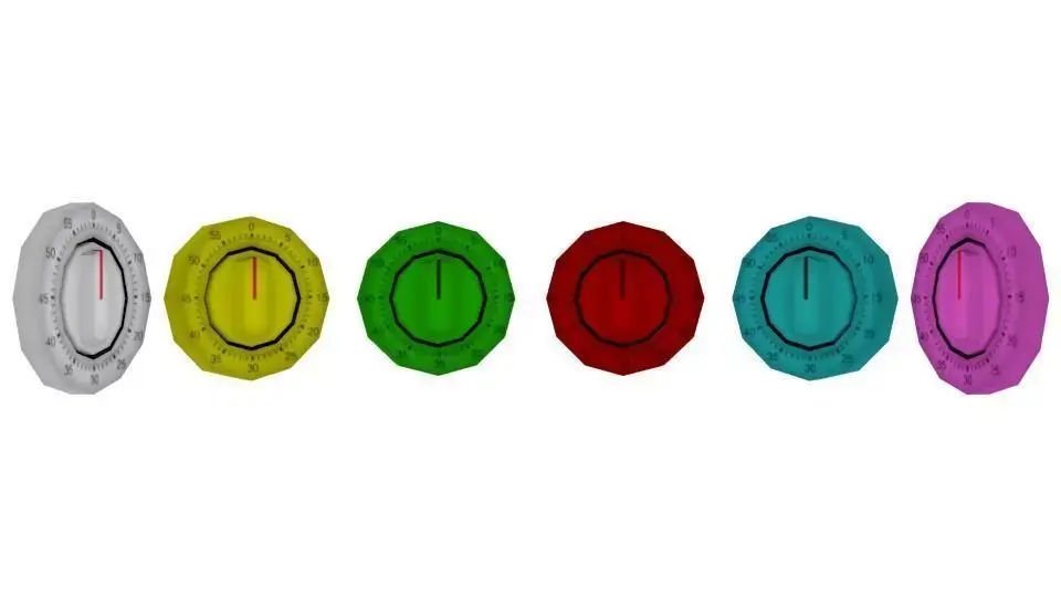 Kitchen Timer Prop 3D Model Free low-poly 3D model