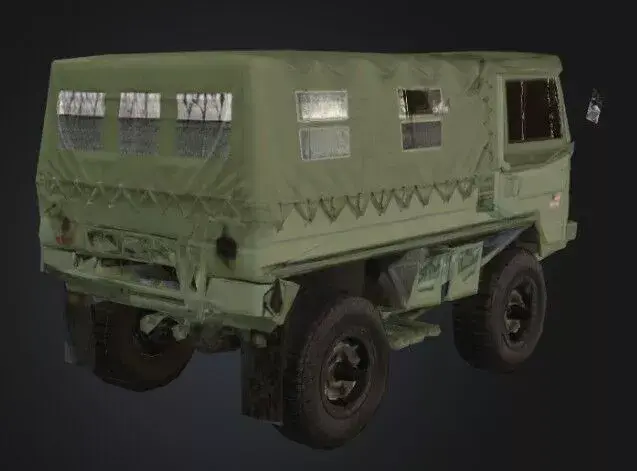 Military Vehicle Low-poly 3D model get