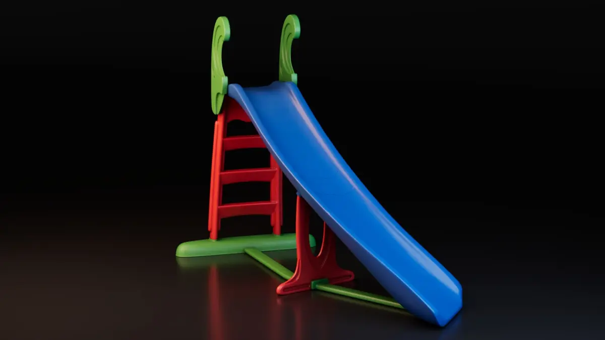 Kids Slide 3D model get