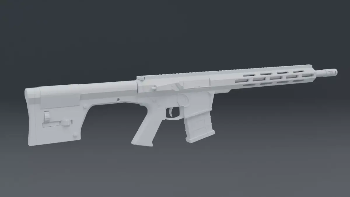 Zbroyar Z-10 UAR-10 Game-Ready Low-poly 3D model