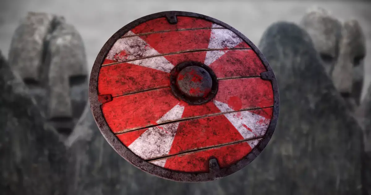 Viking Shield MAYA AND SUBSTANCE  Low-poly 3D model