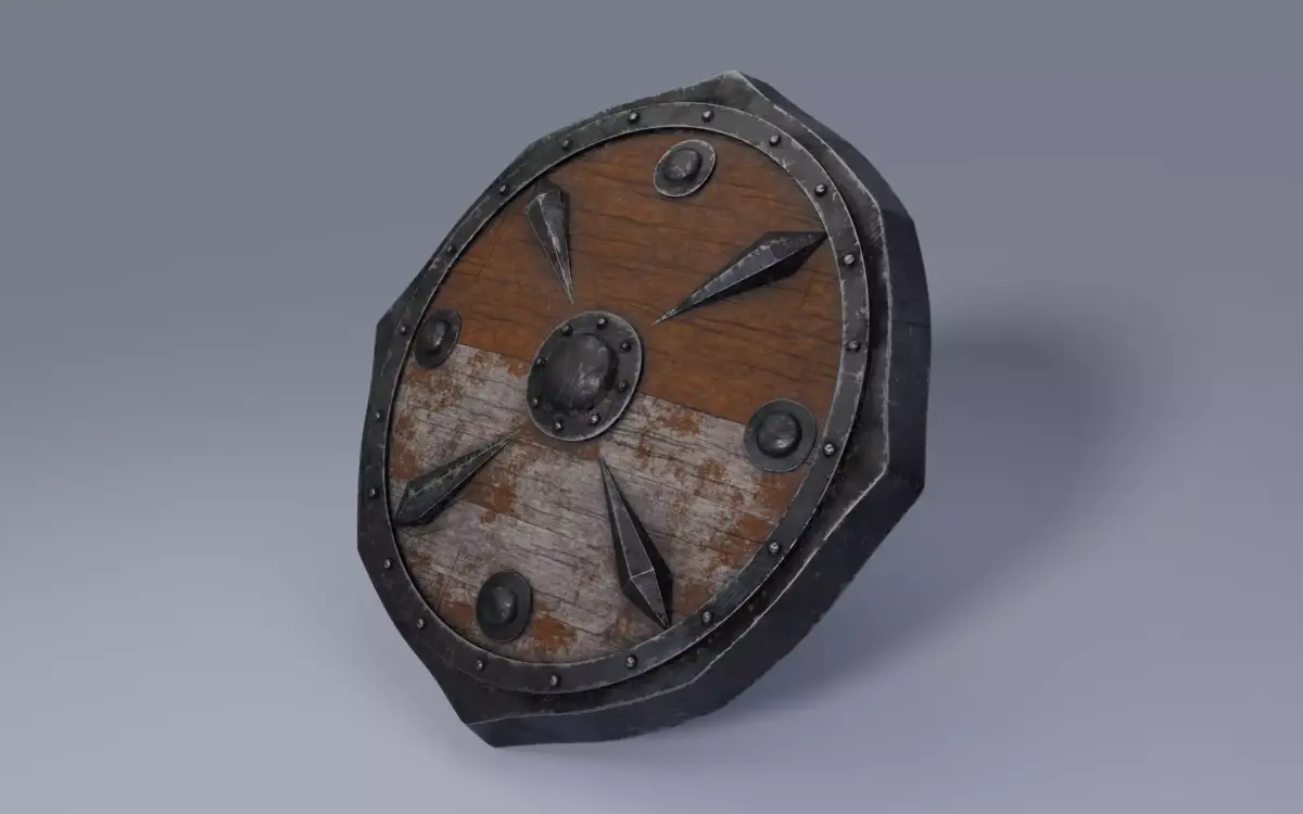 Old shield 3D model