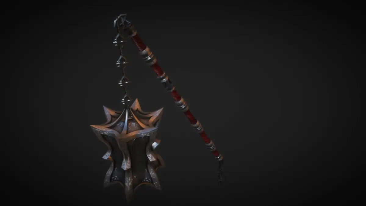 ThalDaras the Sanguine Mace 3D model