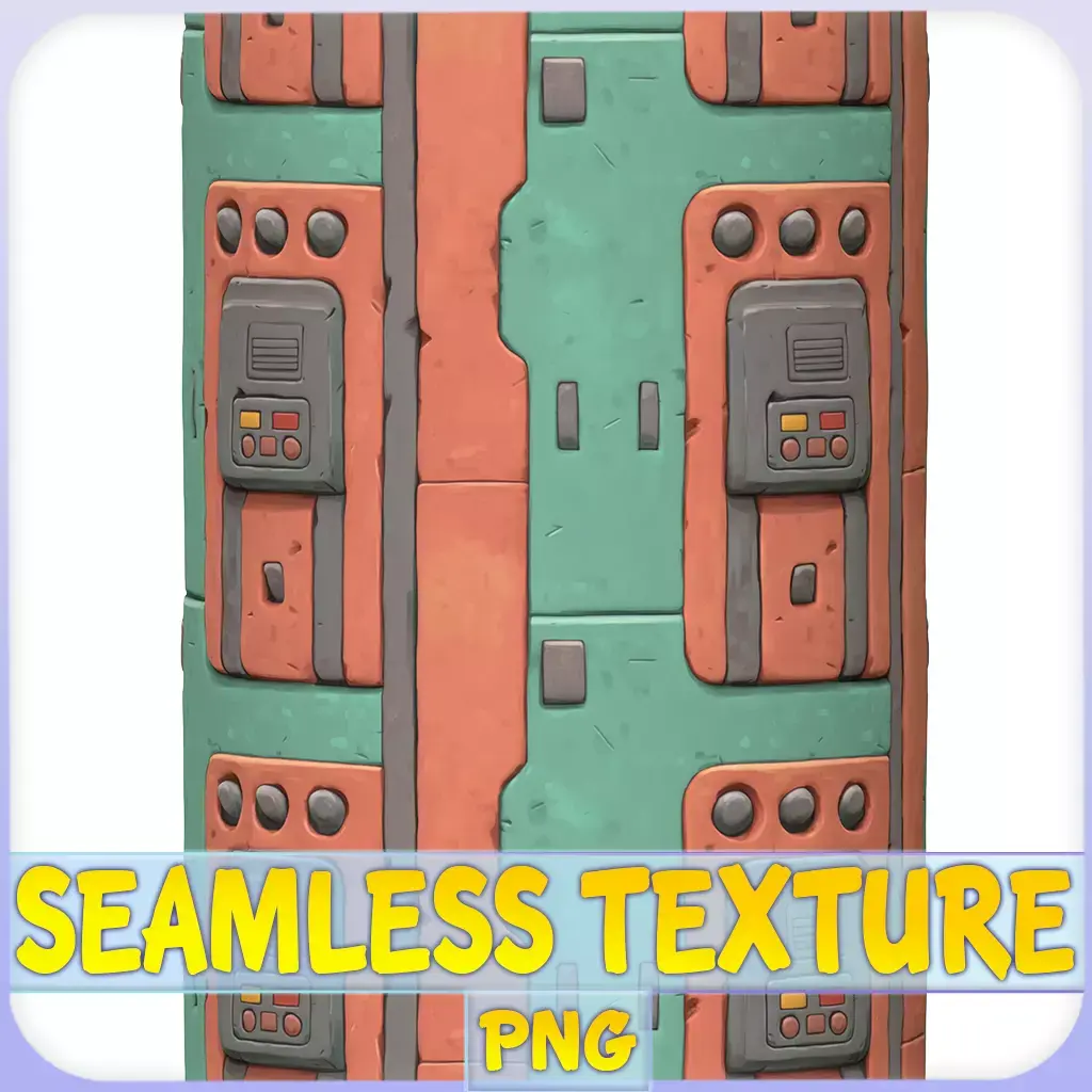 SciFi Seamless Texture Texture 82