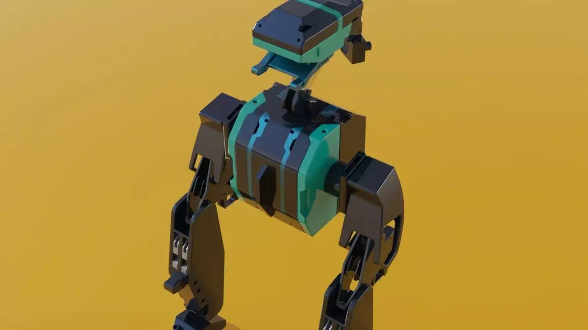 Robotic  heavy scifi mech hard surface  3D model